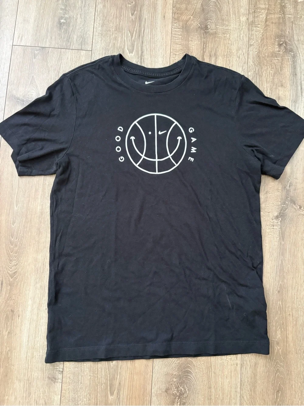 Nike Black Short-Sleeve 'Good Game' Basketball Graphic Tee